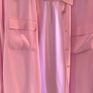 Equipment Pink Silk Blouse Medium